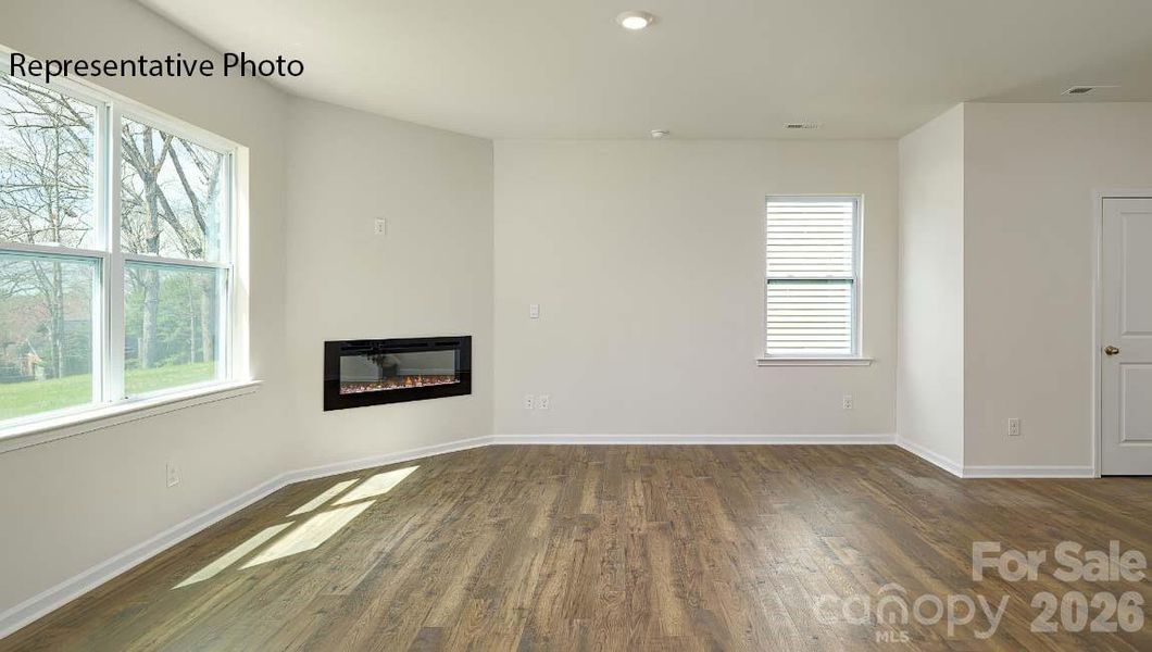 Spacious, unfurnished interior of a new home in Huffman Ridge, Hickory (Image 17).