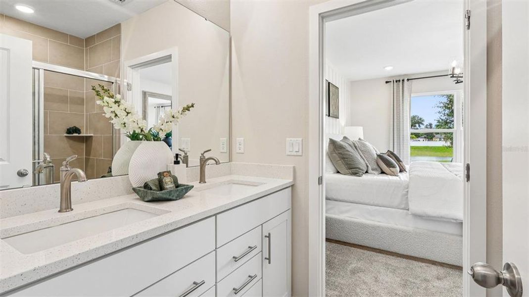 Furnished interior view inside a new home in Liberty Trace, Haines City (Image 30).