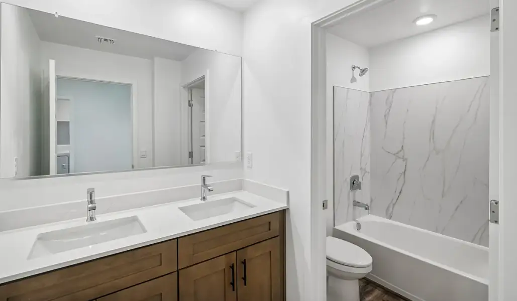 Furnished interior view inside a new home in Blackhawk, Tucson (Image 11).