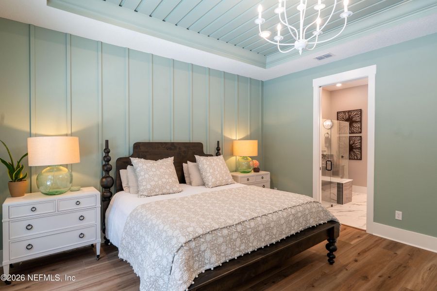 Furnished interior view inside a new home in , St. Johns (Image 66).