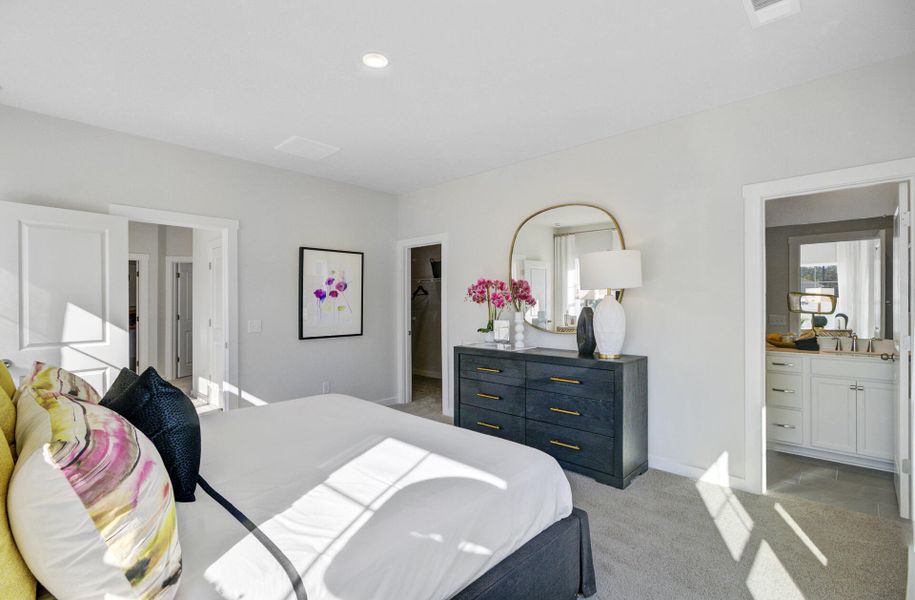 Furnished interior view inside a new home in , Johns Island (Image 36).