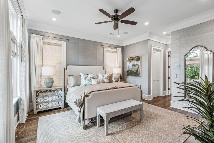 Furnished interior view inside a new home in , Mount Pleasant (Image 11).