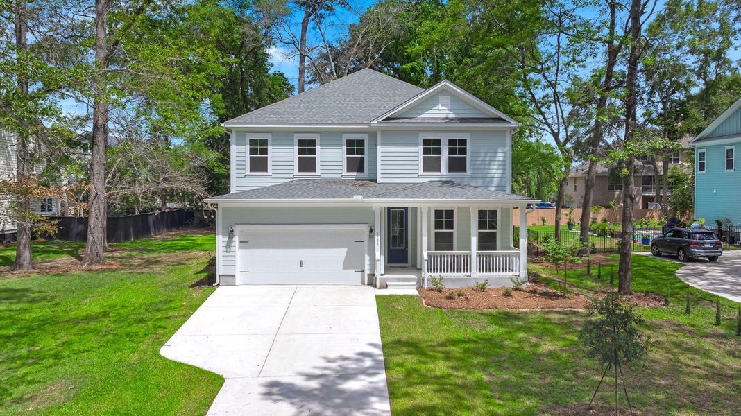 Front exterior of a new home in , Hollywood, SC, highlighting curb appeal (Image 30). Front exterior of a new home in , Hollywood, SC, highlighting curb appeal (Image 30).