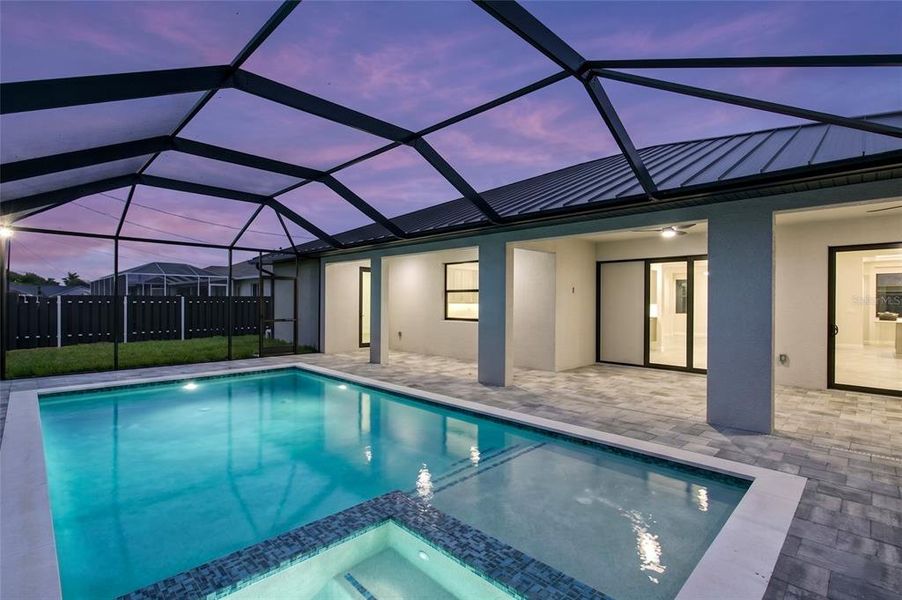 Exterior details and patio area of a home in , Cape Coral (Image 3). Exterior details and patio area of a home in , Cape Coral (Image 3).