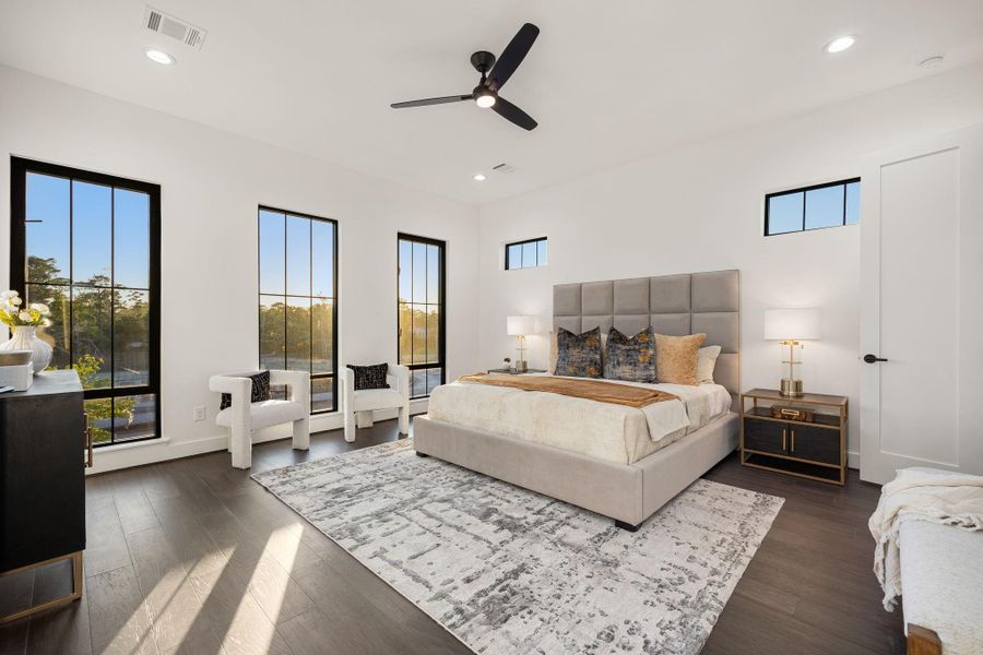 Furnished interior view inside a new home in , Houston (Image 11).