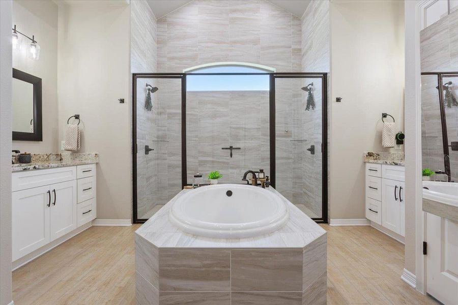 Furnished interior view inside a new home in , Belton (Image 34).