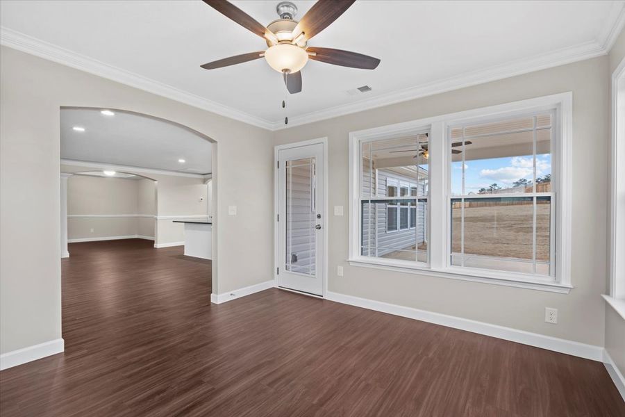 Representative unfurnished interior of a home built from the Arcadia by Enchanted Homes in Ballentine Ridge, Lyman (Image 18).