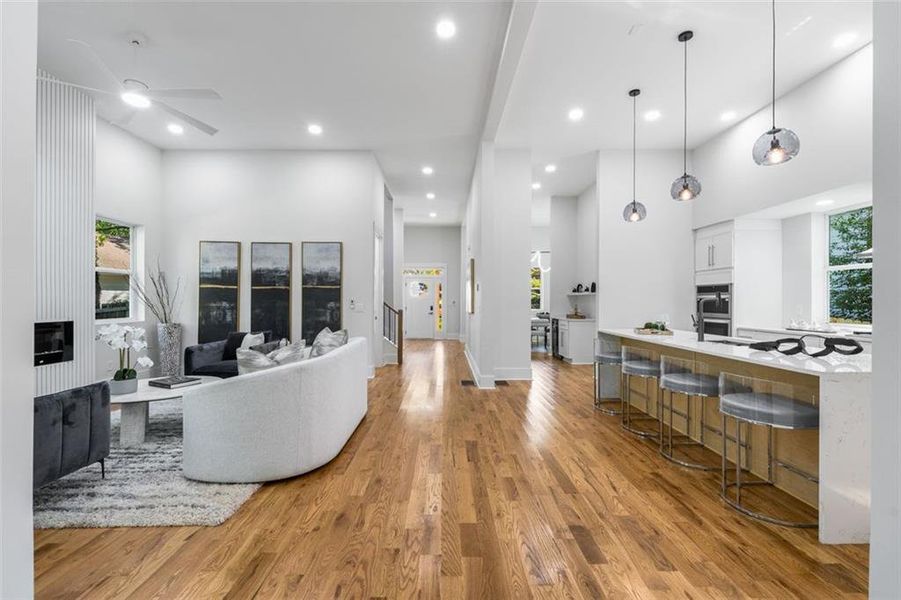 Furnished interior view inside a new home in , Atlanta (Image 7). Furnished interior view inside a new home in , Atlanta (Image 7).