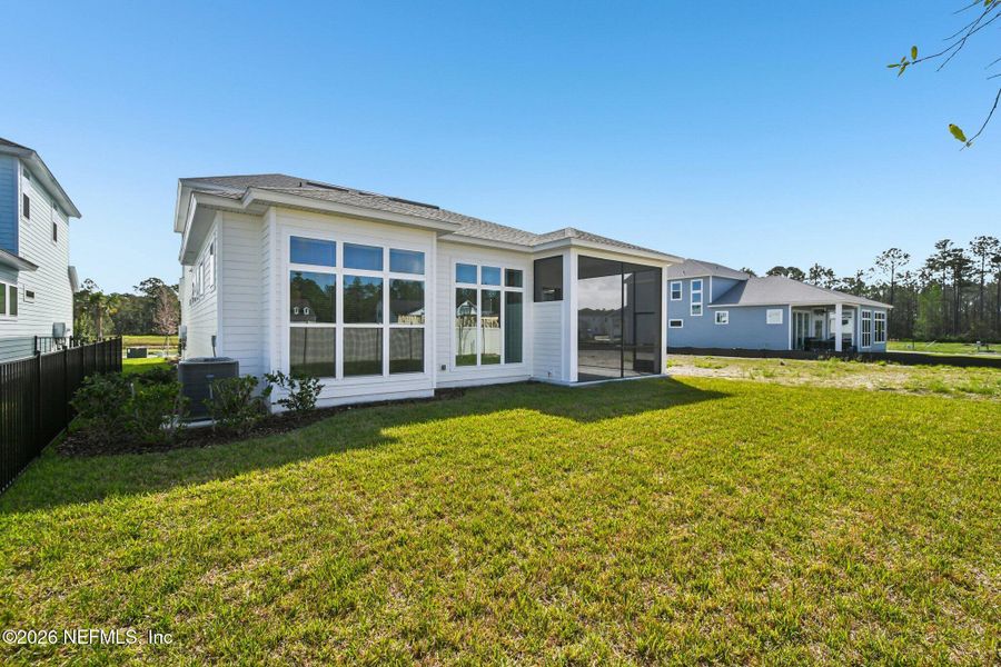 Exterior details and patio area of a home in Nocatee, Ponte Vedra (Image 42).