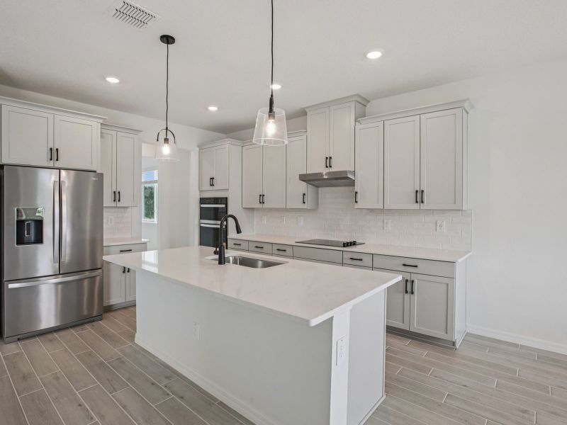 Furnished interior view inside a new home in The Grove at Stuart Crossing - Signature Series, Bartow (Image 3).