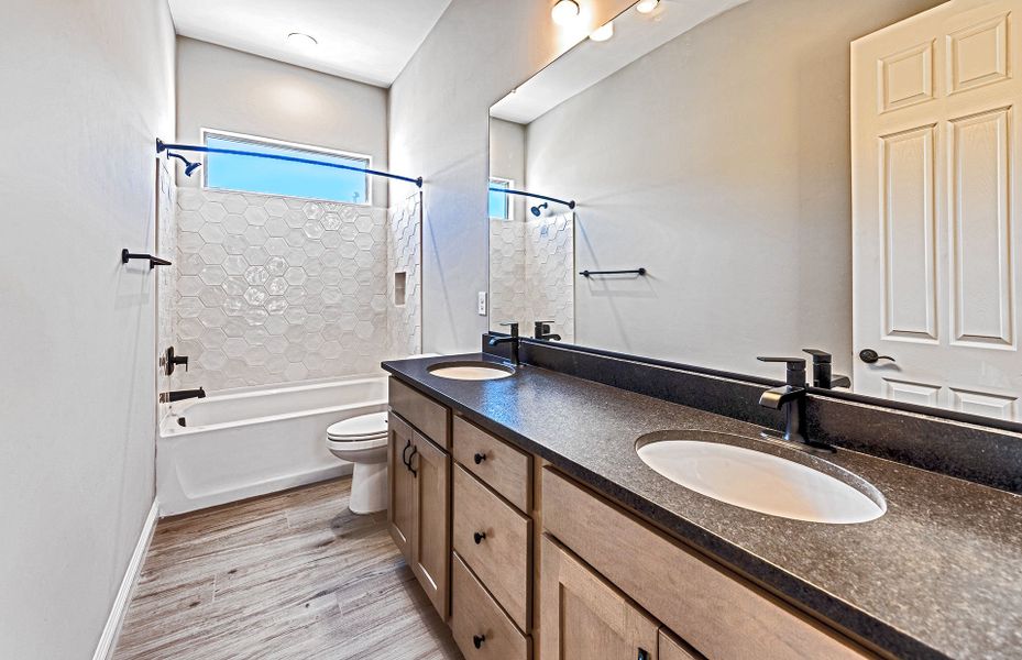 Furnished interior view inside a new home in Vistoso Canyon Estates, Oro Valley (Image 11).