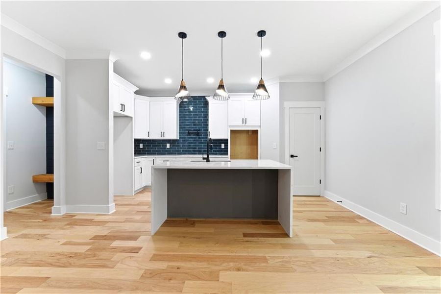 Furnished interior view inside a new home in , Hampton (Image 16).