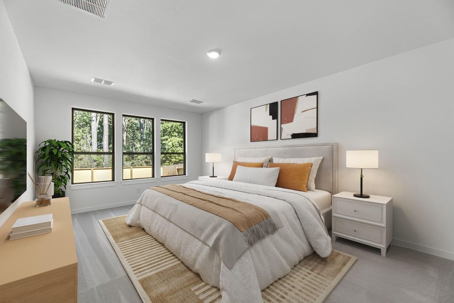 Furnished interior view inside a new home in Audubon, Magnolia (Image 9).