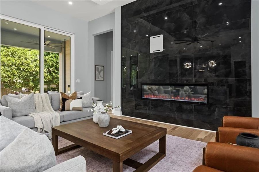 Furnished interior view inside a new home in , Marietta (Image 9).