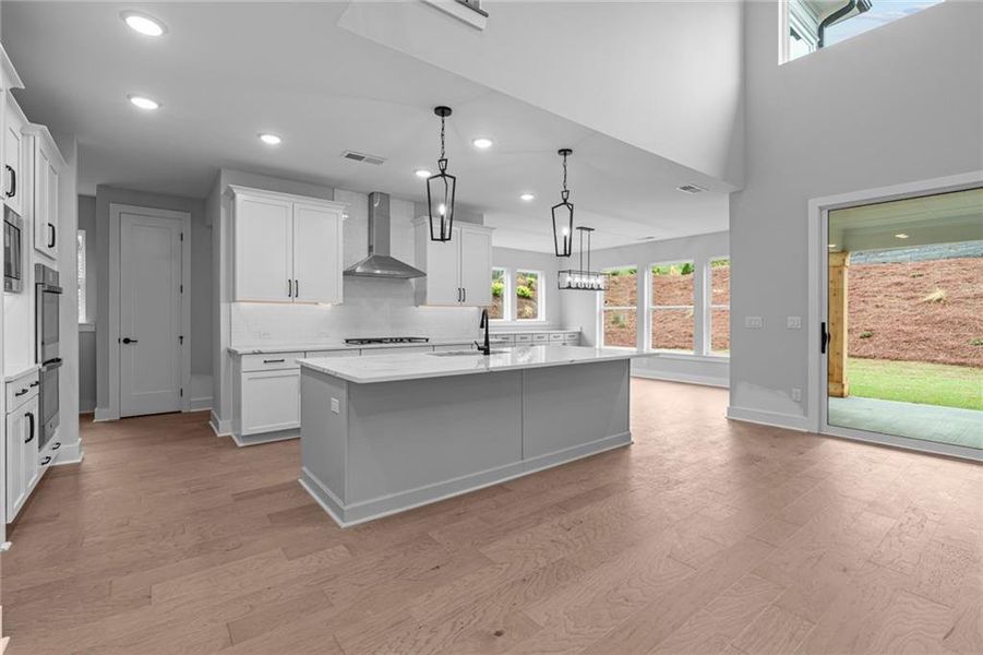 Furnished interior view inside a new home in Settingdown Farms, Cumming (Image 11).