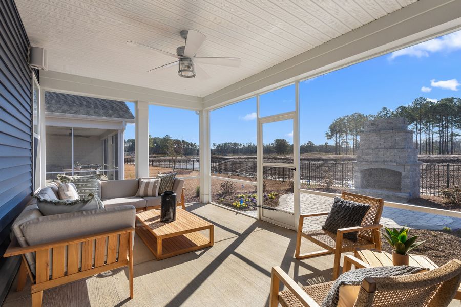 Representative exterior details of a home built from the The Seashore Multigen by Chesapeake Homes in Coastal Club of the Carolinas, Calabash (Image 4).