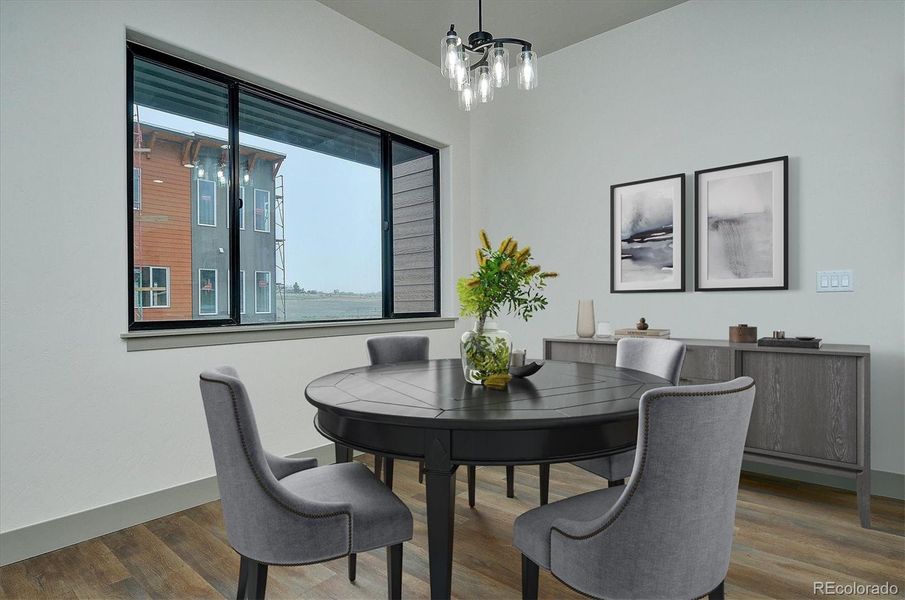 Furnished interior view inside a new home in , Salida (Image 10).