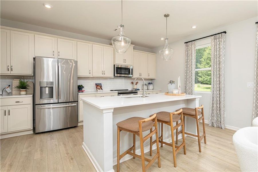 Furnished interior view inside a new home in Rhodes Glen, Lawrenceville (Image 27).