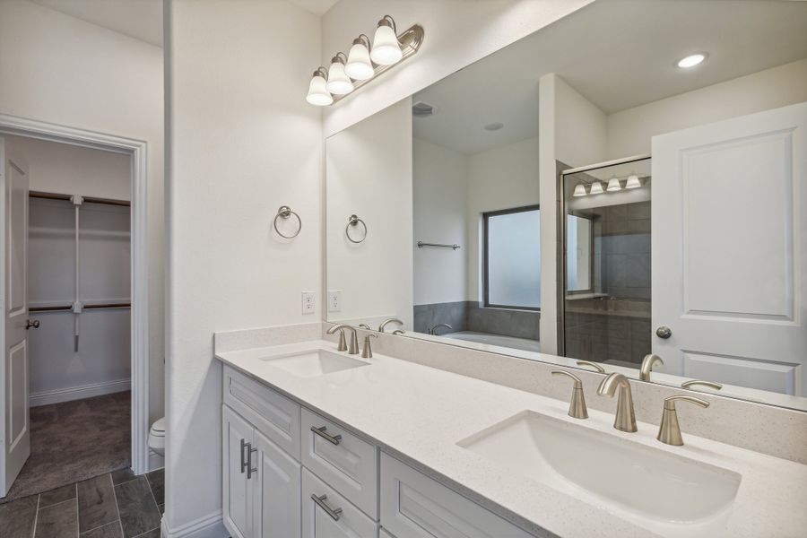 Representative furnished interior of a home built from the Isabella by Megatel Homes in Sicily, Princeton (Image 6).