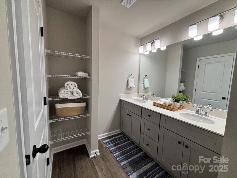 Furnished interior view inside a new home in , Charlotte (Image 3). Furnished interior view inside a new home in , Charlotte (Image 3).