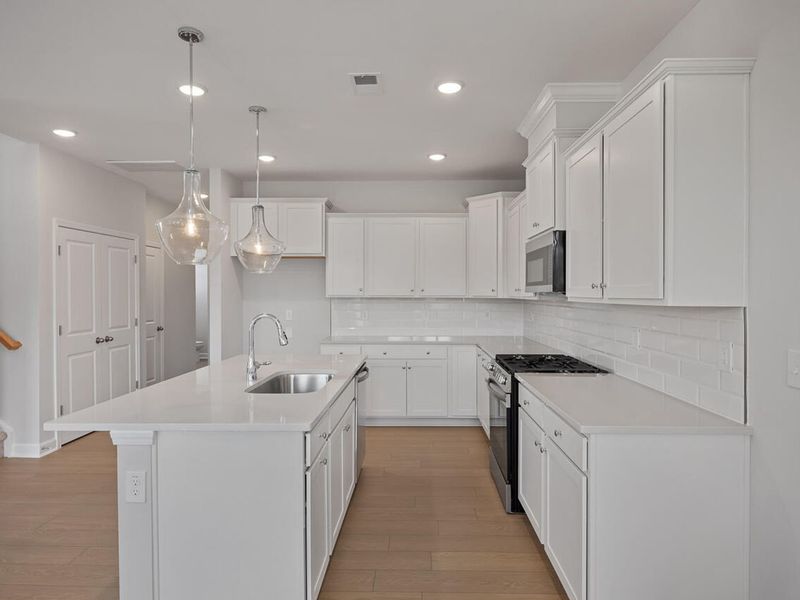 Furnished interior view inside a new home in Springvale, Fuquay Varina (Image 5).