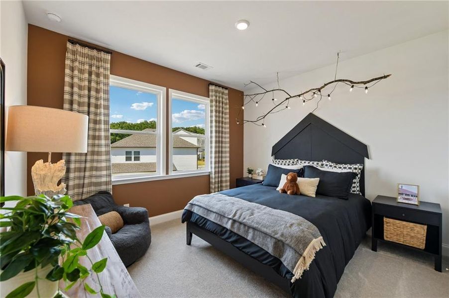 Furnished interior view inside a new home in Bailey Fence, Dacula (Image 17).