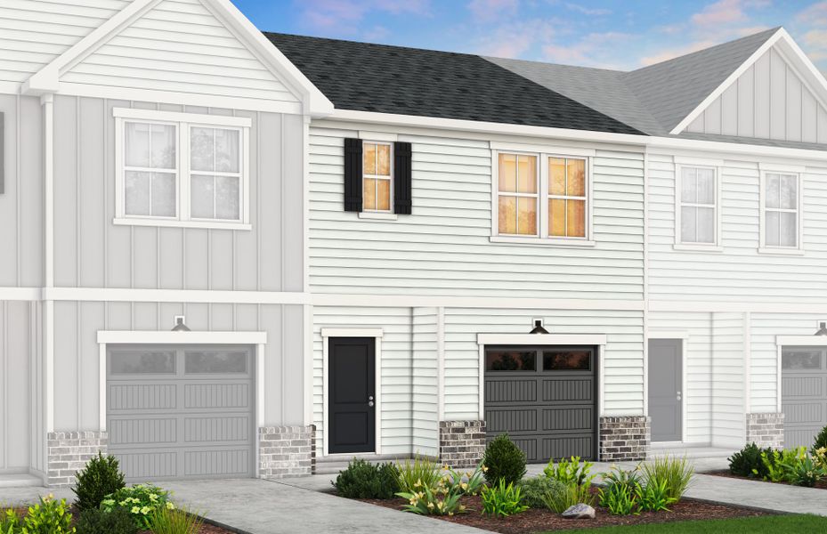 Representative exterior photo of a completed home built from the Adison by Pulte Homes in Mallard Park, Charlotte, NC (Image 10).