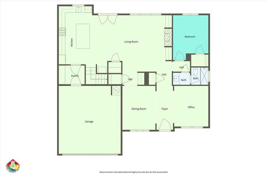 2D floor plan layout of this home in , Marietta, GA (Image 35).