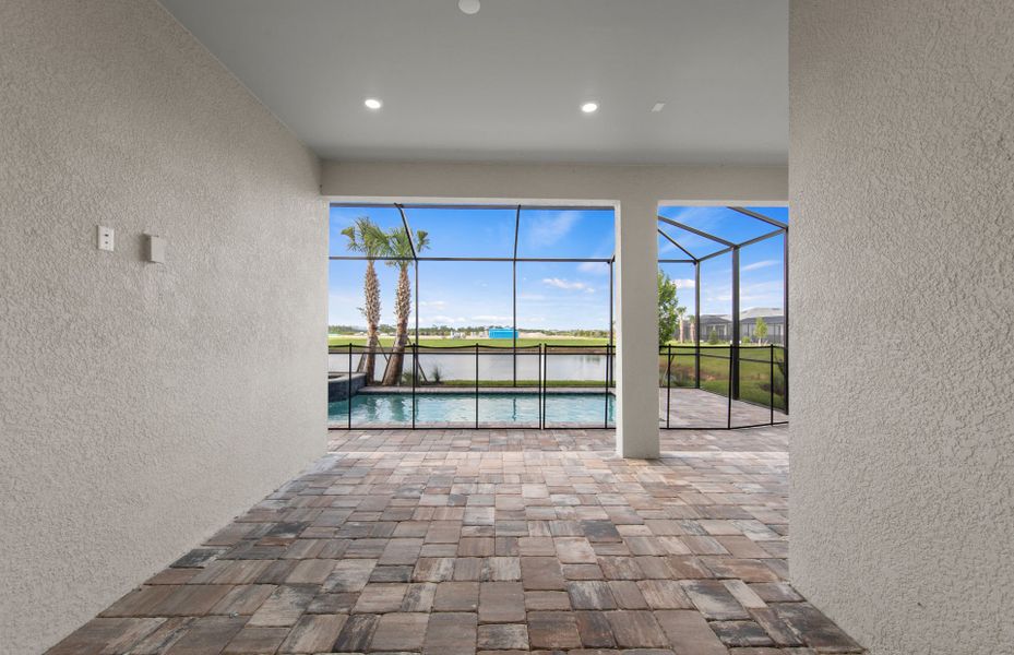 Exterior details and patio area of a home in BeachWalk by Manasota Key, Englewood (Image 26).