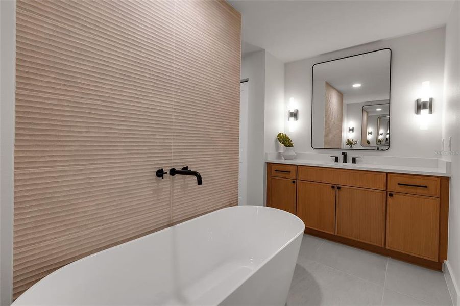 Furnished interior view inside a new home in , Venice (Image 9).