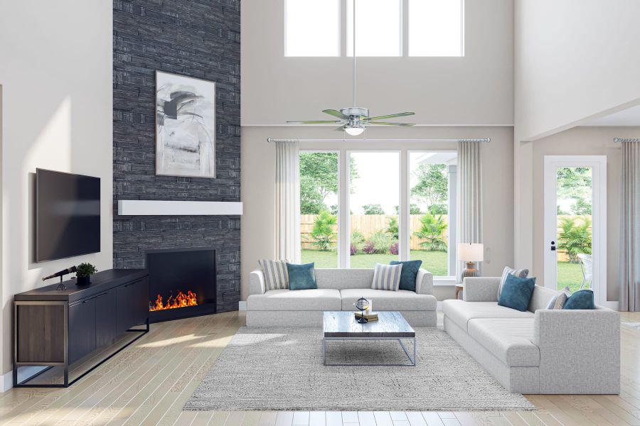 Furnished interior view inside a new home in Trillium, Richmond (Image 8).