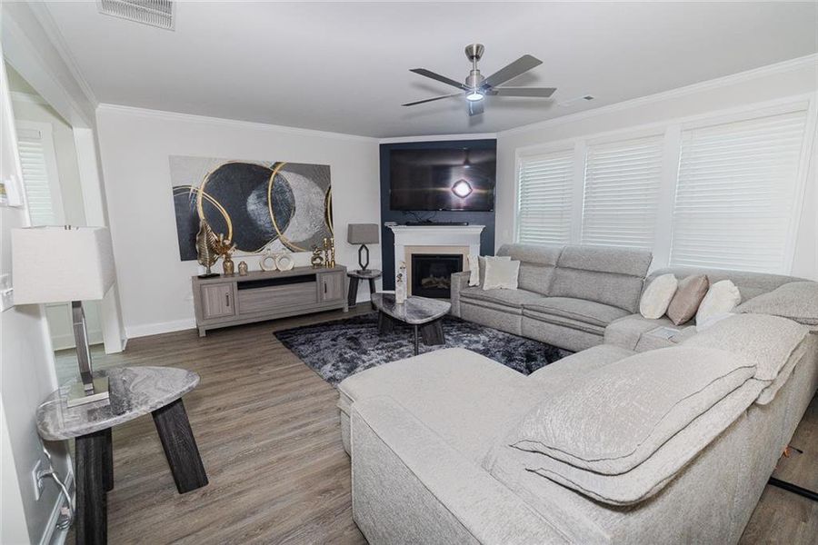 Furnished interior view inside a new home in , Lawrenceville (Image 13).