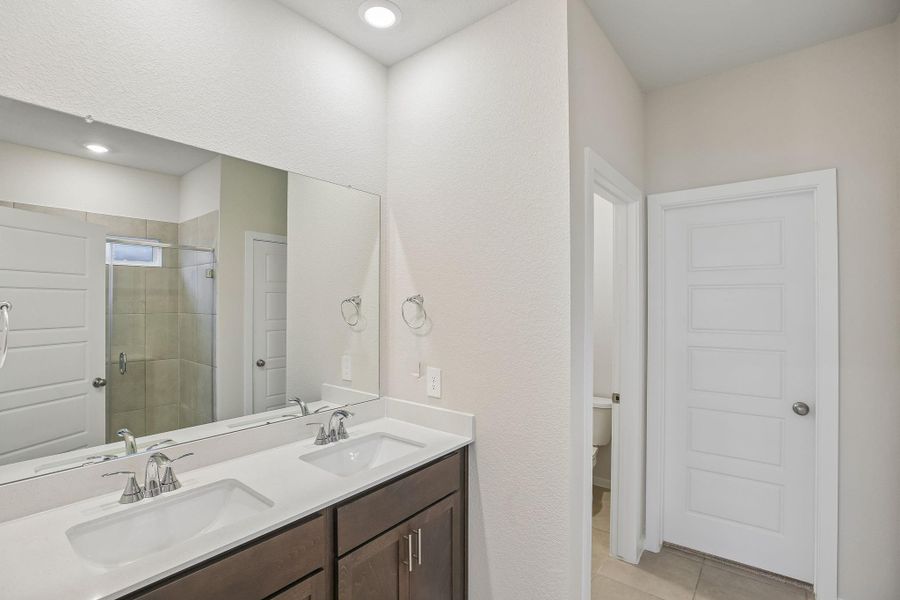 Furnished interior view inside a new home in Landing Meadows - Premier Series, New Caney (Image 11).