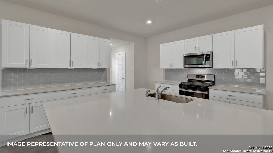 Furnished interior view inside a new home in Trace, San Marcos (Image 6).