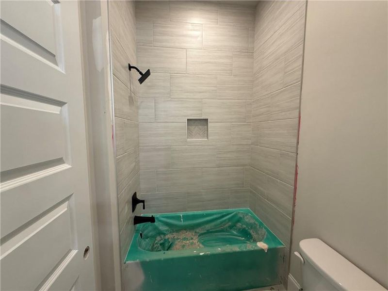 In-progress construction of a new home in , Pendergrass, GA (Image 37).