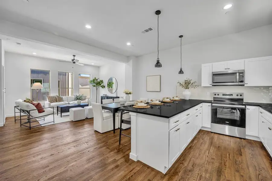 Furnished interior view inside a new home in , Dallas (Image 3). Furnished interior view inside a new home in , Dallas (Image 3).