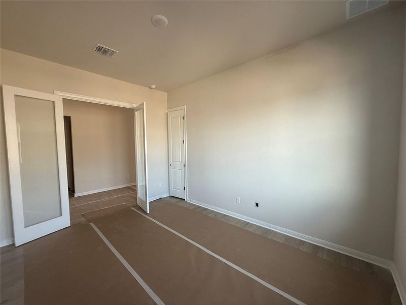 In-progress construction of a new home in Provence, Austin, TX (Image 34).