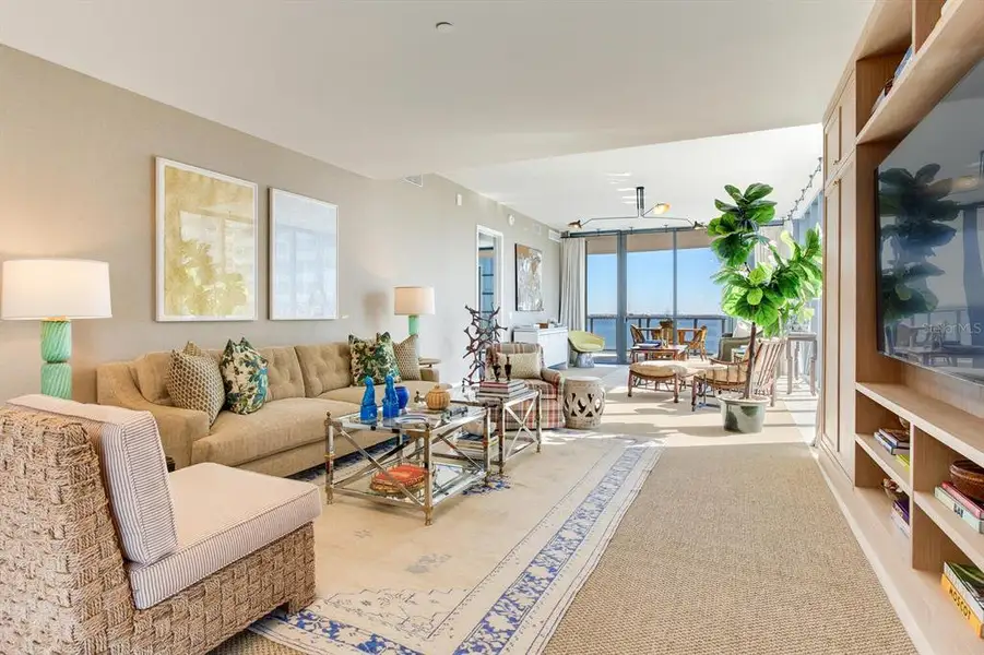 Furnished interior view inside a new home in The Ritz-Carlton Residences, Tampa (Image 48).