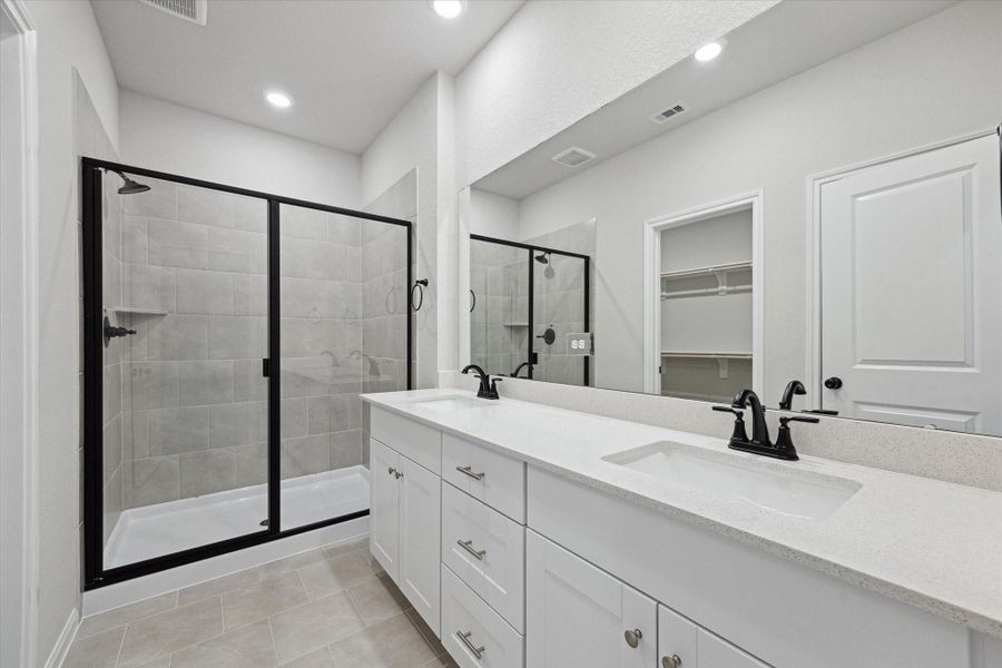 Furnished interior view inside a new home in Elyson, Katy (Image 14).