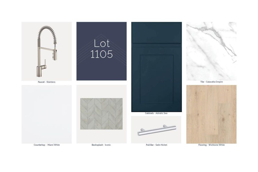 Sample of building materials used in homes in The Oaks on 6th Street, Magnolia (Image 13).