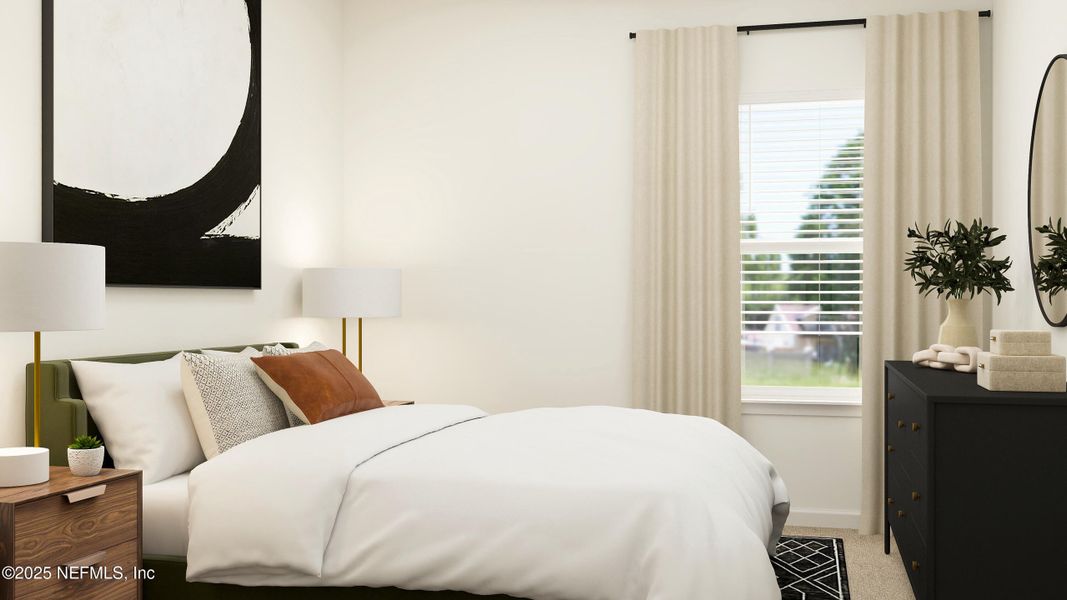 Furnished interior view inside a new home in Saddle Oaks, Jacksonville (Image 13).