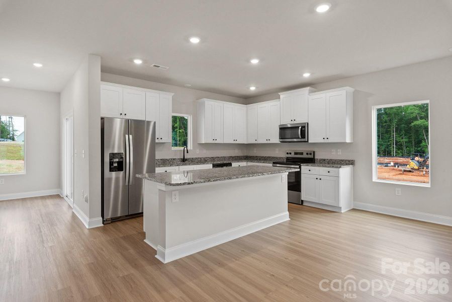 Furnished interior view inside a new home in Ascot Woods, Charlotte (Image 5).