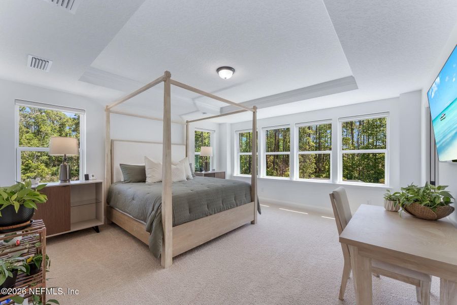 Furnished interior view inside a new home in , Ponte Vedra (Image 35).