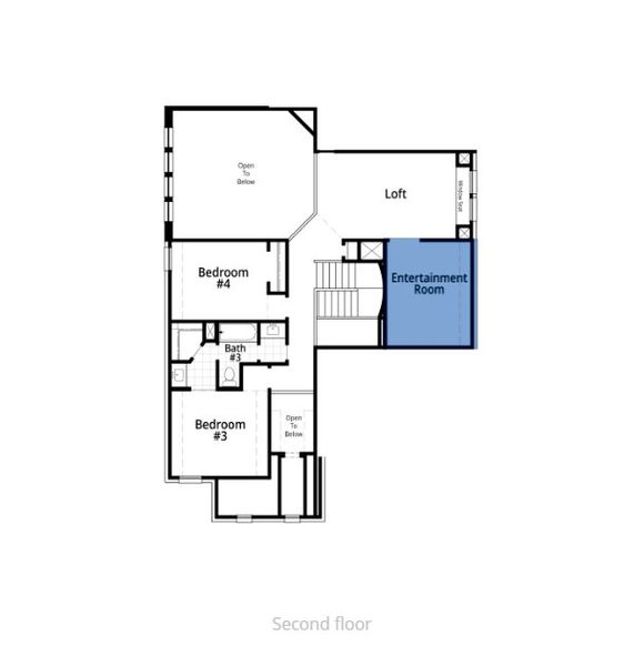 2D floor plan layout of this home in Wildflower Ranch: 50ft. lots, Dish, TX (Image 5). 2D floor plan layout of this home in Wildflower Ranch: 50ft. lots, Dish, TX (Image 5).
