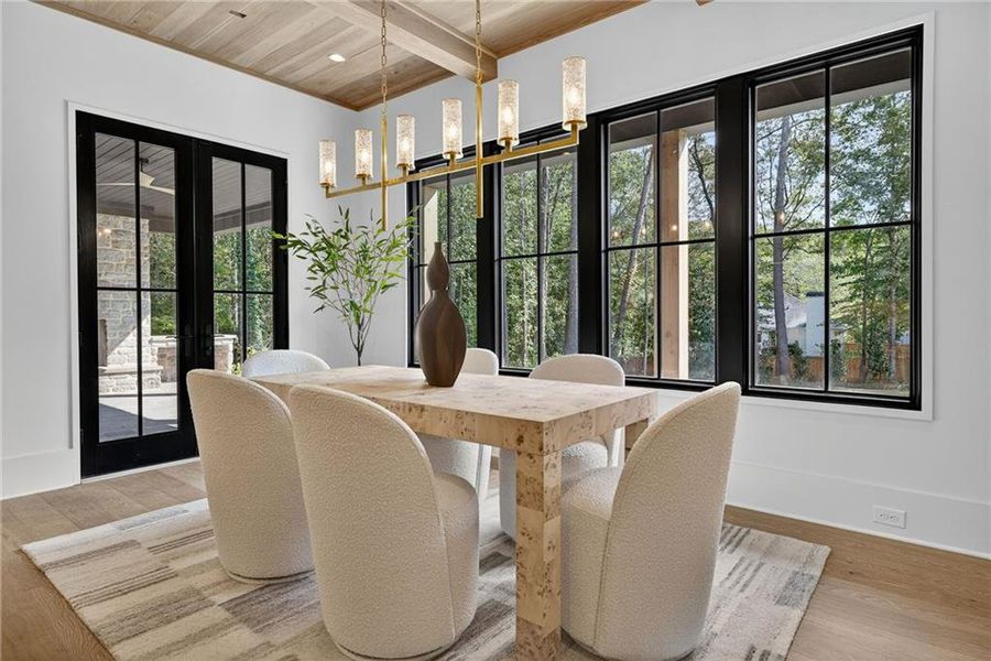 Furnished interior view inside a new home in , Milton (Image 10).