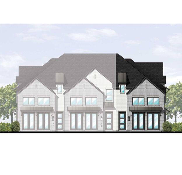 Representative Elevation - some options shown