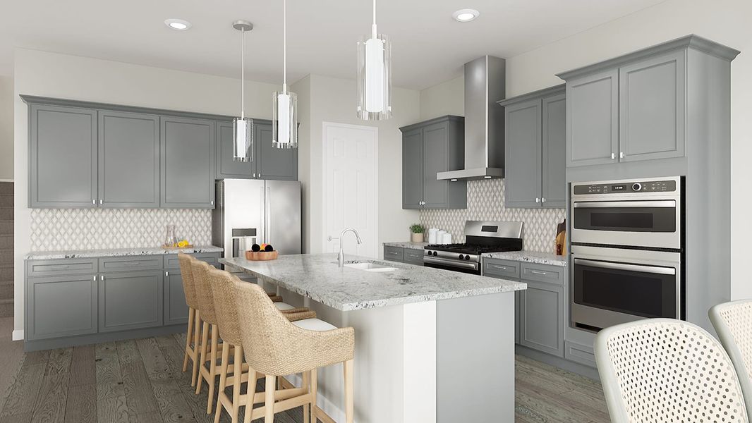 Representative furnished interior of a home built from the Tipton Plan 3507 by Tri Pointe Homes in Soleo, San Tan Valley (Image 16).