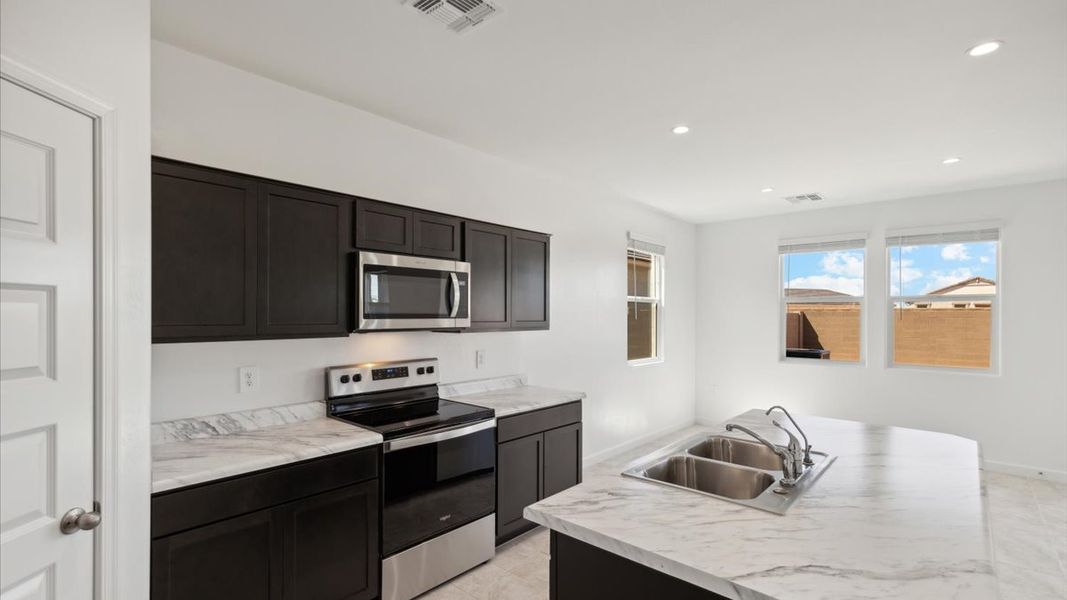 Furnished interior view inside a new home in Elena Trails, Maricopa (Image 9).