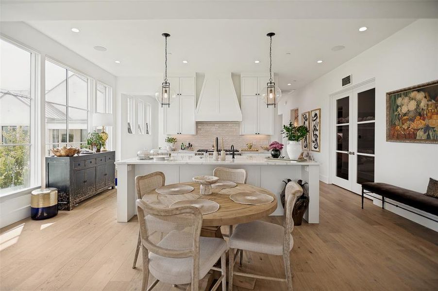 Furnished interior view inside a new home in The Residences, Irving (Image 7).
