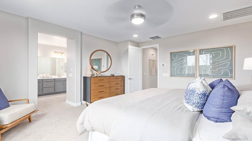 Representative furnished interior of a home built from the Sapphire by Taylor Morrison in Paradisi, Surprise (Image 17).